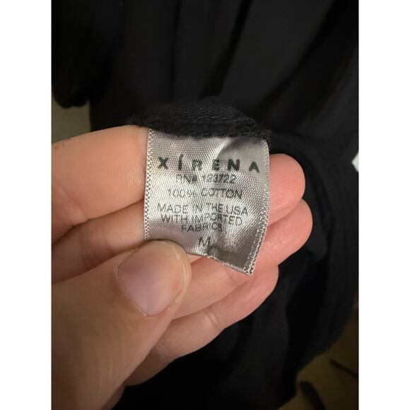 XIRENA Ella Tiered Cotton Gauze Maxi Dress in black - Picture 4 of 8